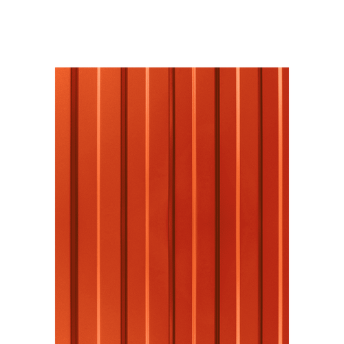 Профлист (профнастил) С8 0,35 RAL-2004 оранжевый